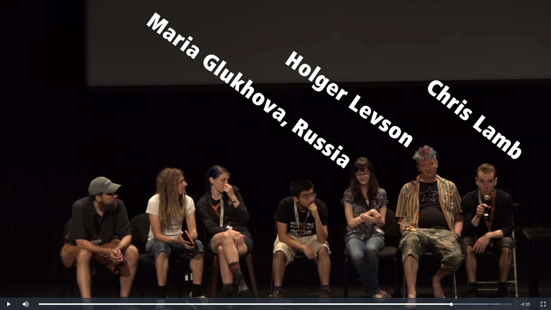 Maria Glukhova, Chris Lamb, Holger Levsen, Debian, Kremlin, KGB, DebConf17